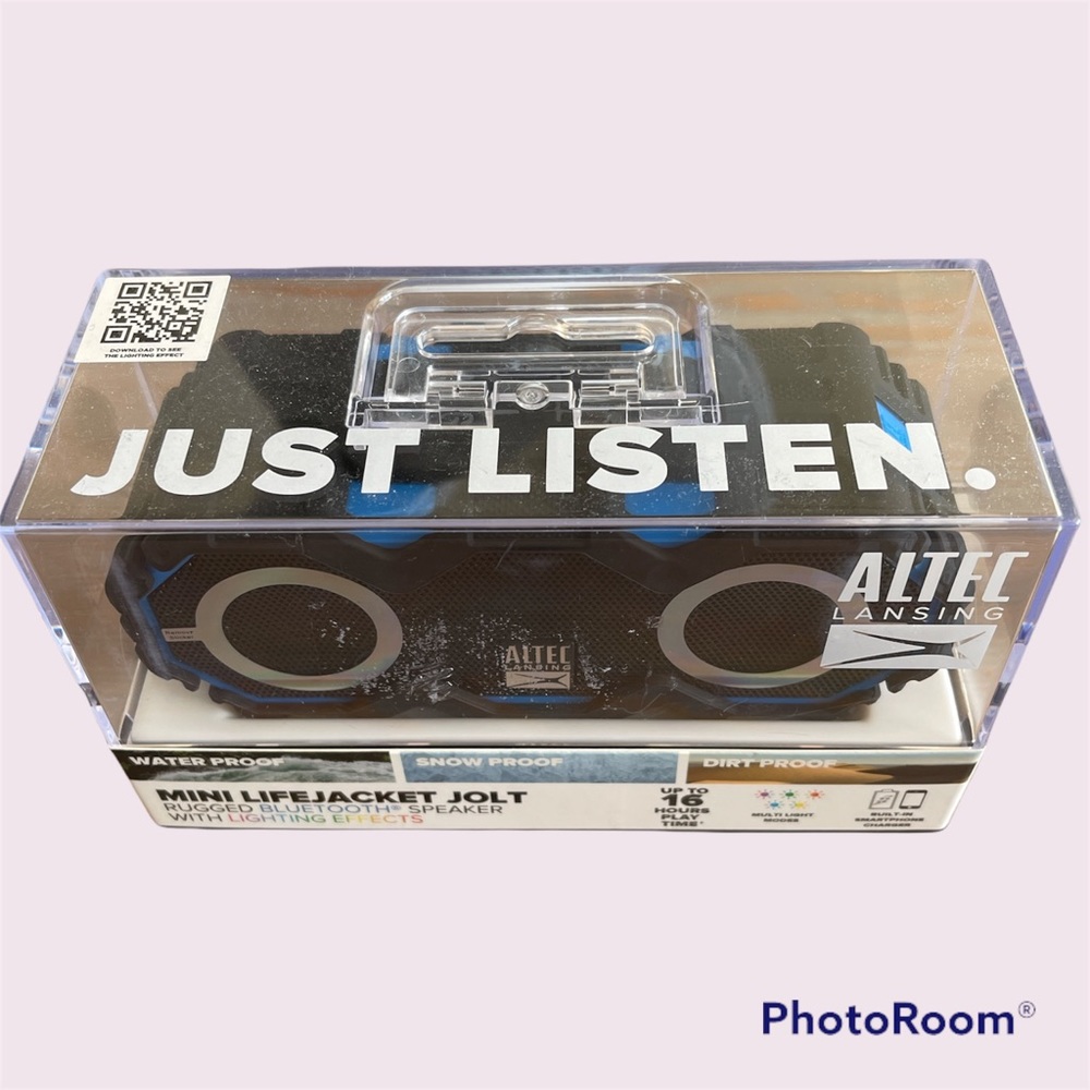 Altec Lansing - Mini LifeJacket Jolt Portable Bluetooth Speaker - Royal Blue